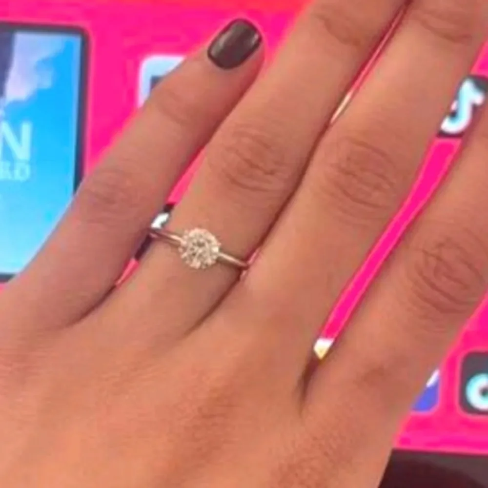 925 sterling silver Diamond wedding ring.